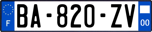 BA-820-ZV