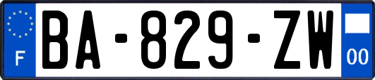 BA-829-ZW