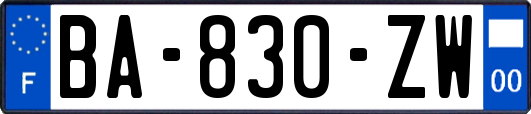 BA-830-ZW