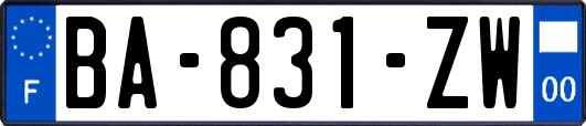 BA-831-ZW