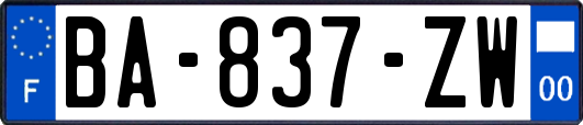 BA-837-ZW