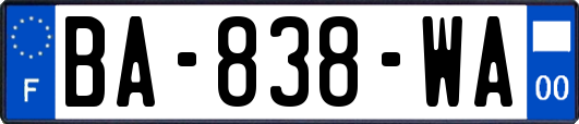 BA-838-WA