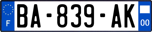 BA-839-AK