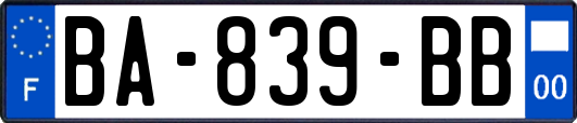 BA-839-BB