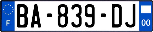 BA-839-DJ