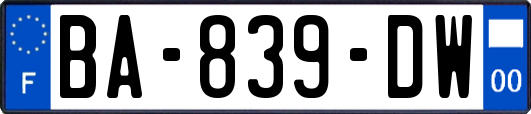 BA-839-DW