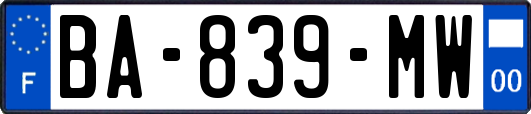 BA-839-MW