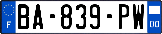 BA-839-PW