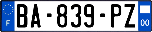 BA-839-PZ