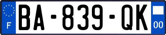 BA-839-QK