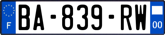 BA-839-RW