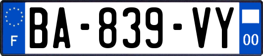 BA-839-VY