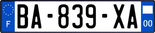 BA-839-XA