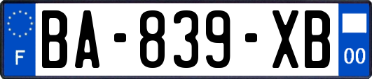 BA-839-XB