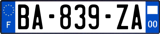 BA-839-ZA