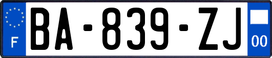 BA-839-ZJ