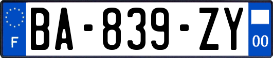 BA-839-ZY