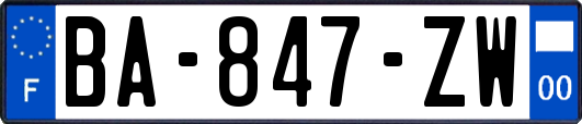 BA-847-ZW