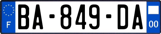 BA-849-DA