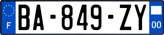 BA-849-ZY