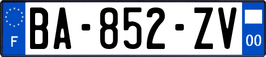 BA-852-ZV