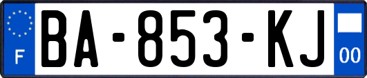 BA-853-KJ