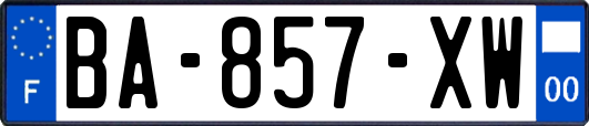 BA-857-XW