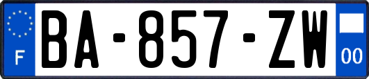 BA-857-ZW