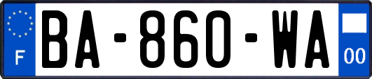 BA-860-WA