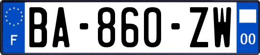 BA-860-ZW