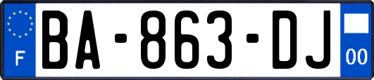 BA-863-DJ