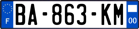 BA-863-KM