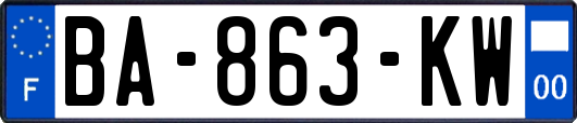 BA-863-KW