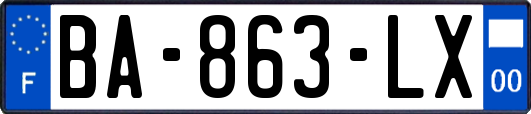BA-863-LX