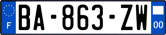 BA-863-ZW