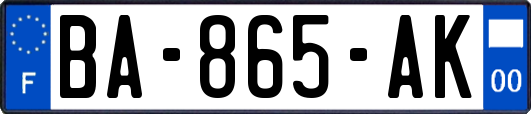 BA-865-AK