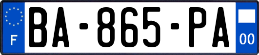 BA-865-PA