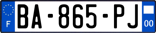 BA-865-PJ