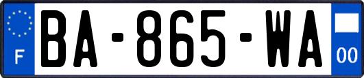 BA-865-WA