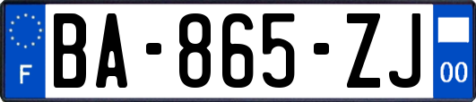 BA-865-ZJ