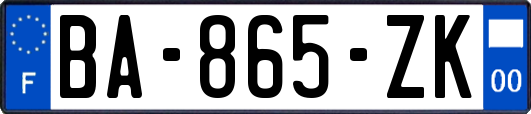 BA-865-ZK