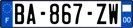 BA-867-ZW