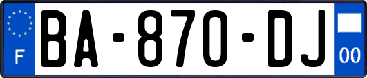 BA-870-DJ