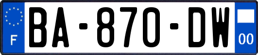 BA-870-DW