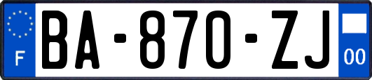 BA-870-ZJ