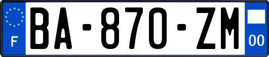 BA-870-ZM