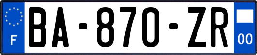 BA-870-ZR