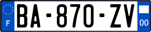 BA-870-ZV