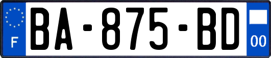 BA-875-BD