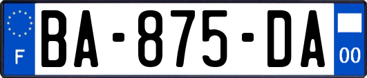 BA-875-DA